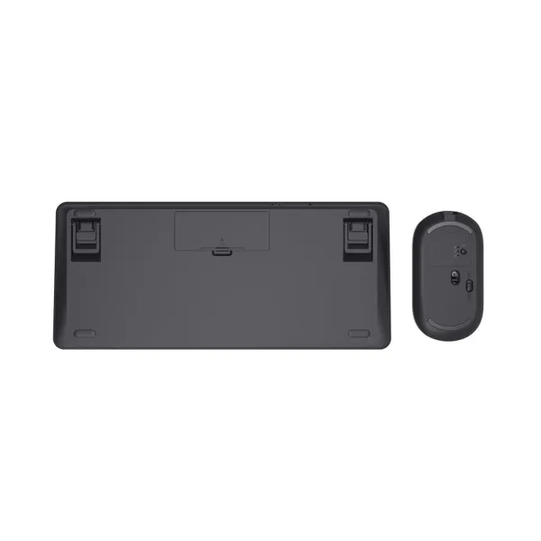Keyboard and Mouse Trust 25061 Black Spanish QWERTY