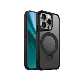 „Etteri Matt Mag Ring“ dėklas, skirtas „iPhone 15 Pro 6,1“ (juodas)