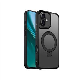„Etteri Matt Mag Ring“ dėklas, skirtas „iPhone 16 6,1“ (juodas)