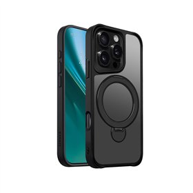 „Etteri Matt Mag Ring“ dėklas, skirtas „iPhone 16 Pro 6,3“ (juodas)