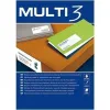 Этикетки для принтера MULTI 3 Белый ректо 100 Листья 175 x 135 mm