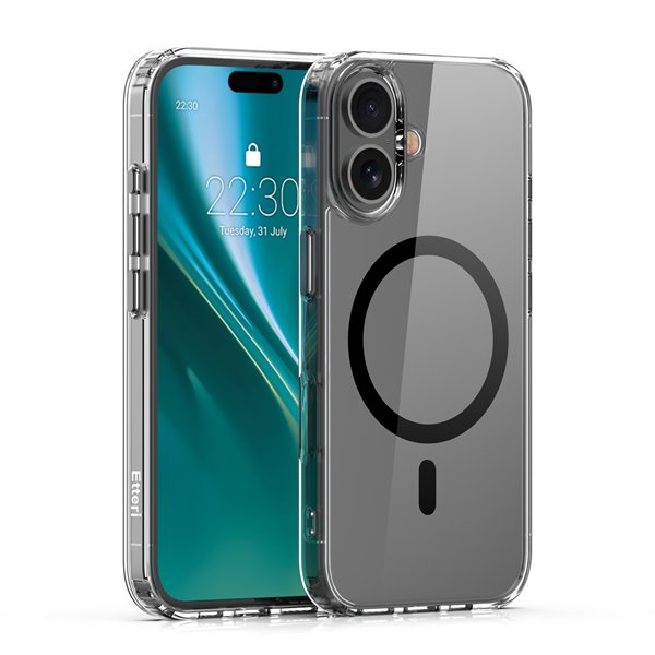 Etteri Color Mag maciņš iPhone 16 6,1" melns