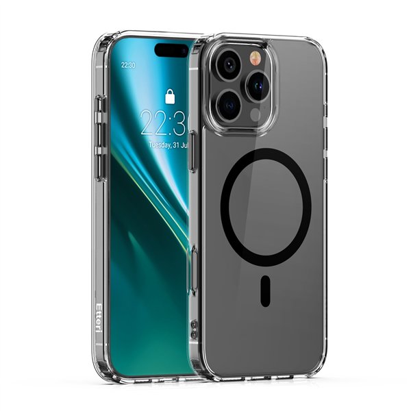 Etteri Color Mag case for iPhone 16 Pro Max 6,9" black