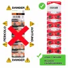 Baterijas Maxell 19040800 1,5 V Sārmainas Pogu Baterijas (10 gb.)