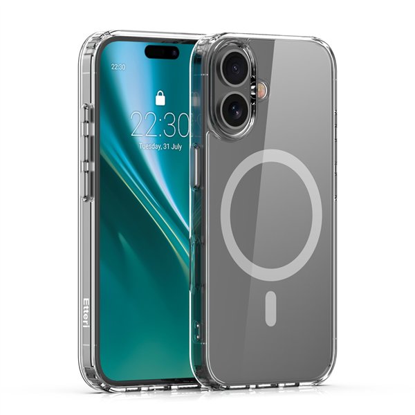 Чехол Etteri Color Mag для iPhone 16 6,1&quot серый