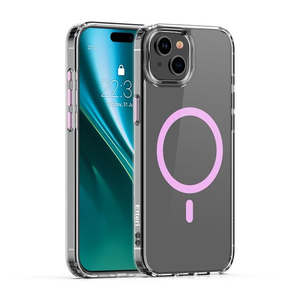 Etteri Color Mag dėklas iPhone 14 6,1" rožinis