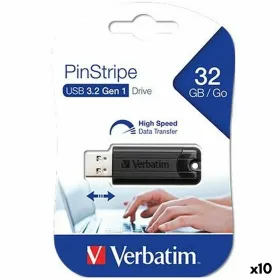 USB-tikku Verbatim Pinstripe Musta 32 GB