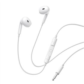 OS-Baseus Encok HZ19 Wired Earphones Moon White