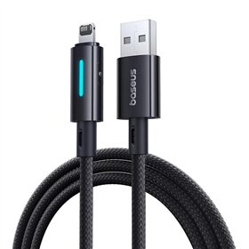 Baseus Lit Cable USB - Lightning 1m 2.4A Cosmic Black