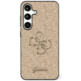 Guess HC Fixed Glitter Big 4G suojakuori Samsung Galaxy S25 Plus:lle, kulta