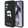 Karl Lagerfeld HC PU Monogram K. Head Pin -suojakuori Samsung Galaxy S25:lle, musta