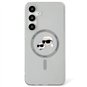 Karl Lagerfeld HC Magnetic IML Metal KC Heads case for Samsung Galaxy S25 black