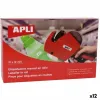 Manuaalinen etikettitulostin Apli 21 x 12 mm (12 osaa)