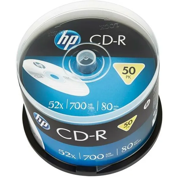 CD-R HP 700 MB 52x (4 gb.)