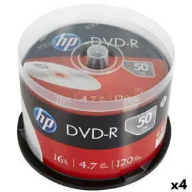 DVD-R HP 4,7 GB 16x 50 Предметы (4 штук)