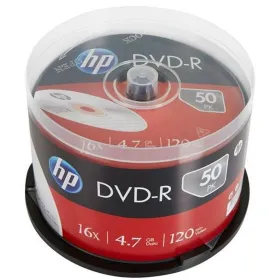 DVD-R HP 4,7 GB 16x 50 Предметы (4 штук)