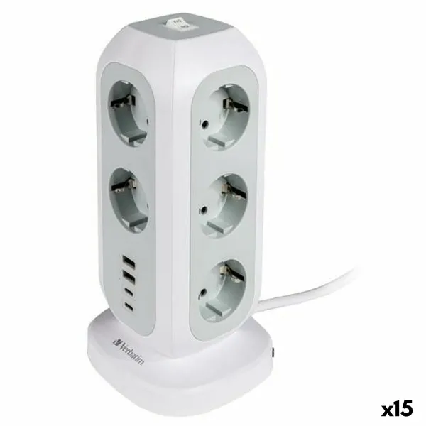 Elektriskā shēma Verbatim Balts (2 m) (15 gb.)
