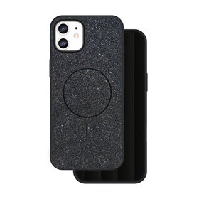 Glitter Thin Mag case for iPhone 12 / 12 Pro 6,1&quot black
