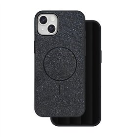 Glitter Thin Mag case for iPhone 15 6,1&quot black
