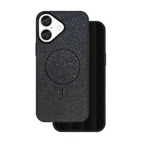 Glitter Thin Mag case for iPhone 16 6,1&quot black