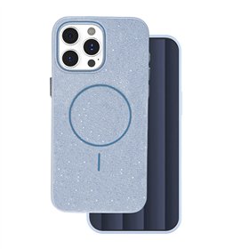 Glitter Thin Mag case for iPhone 16 Pro 6,3&quot blue