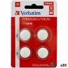 Литиевые таблеточные батарейки Verbatim 3 V CR2016 4 Предметы (20 штук)