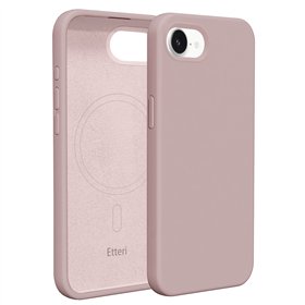 Etteri Silicone Mag case for iPhone 16e light pink