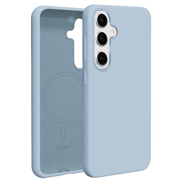 Etteri Silicone Mag dėklas, skirtas Samsung Galaxy S25 šviesiai mėlynas