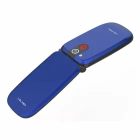 „Guess“ kietas PU grūdėtas didelis 4G ir klasikinis logotipo dėklas iPhone 16 Pro 6,3 colio mėlynas