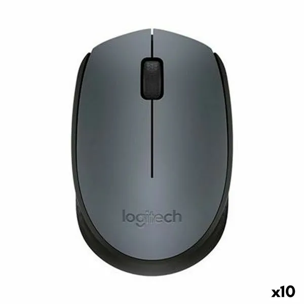 Pele Logitech Melns Pelēks 1000 dpi (10 gb.)