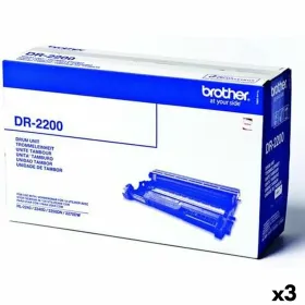 Tulostimen rumpu Brother DR2200 Musta (3 osaa)