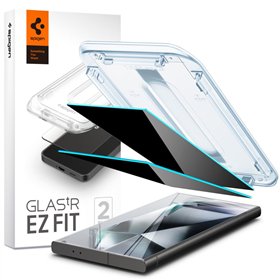 Комплект из 2 закаленных стекол Spigen Glas.tR &quotEZ Fit&quot для Samsung Galaxy S24 Ultra Privacy