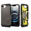 Spigen Tough Armor Mag MagSafe case for iPhone 16E Gunmetal