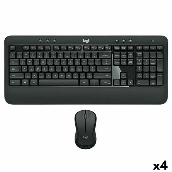 Klaviatūra ir pelė Logitech MK540 Juoda Ispaniška Qwerty (4 vnt.)