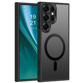 Чехол Etteri Matt Mag для Samsung Galaxy S25 Ultra черный