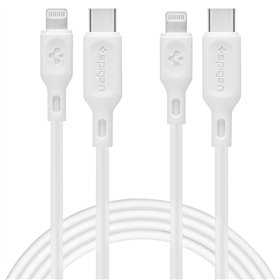 Spigen DuraSync MFi Lightning Cable 2-Pack 100cm White