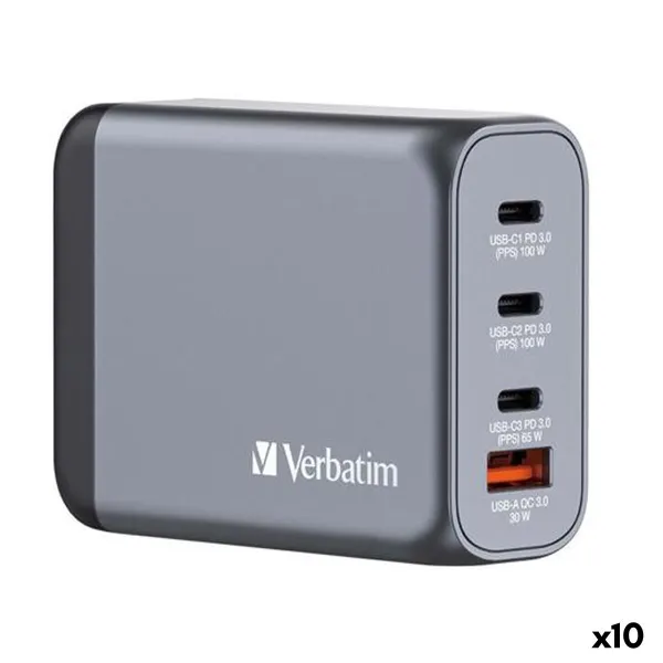 Seinalaadija Verbatim GNC-100 Must 100 W (10 Ühikut)