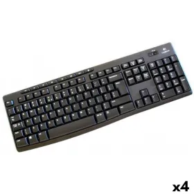 Belaidė klaviatūra Logitech K270 Juoda Ispaniška Qwerty (4 vnt.)