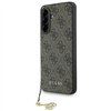 „Guess“ HC PU 4G „Charm“ dėklas, skirtas „Samsung Galaxy A36“, rudas