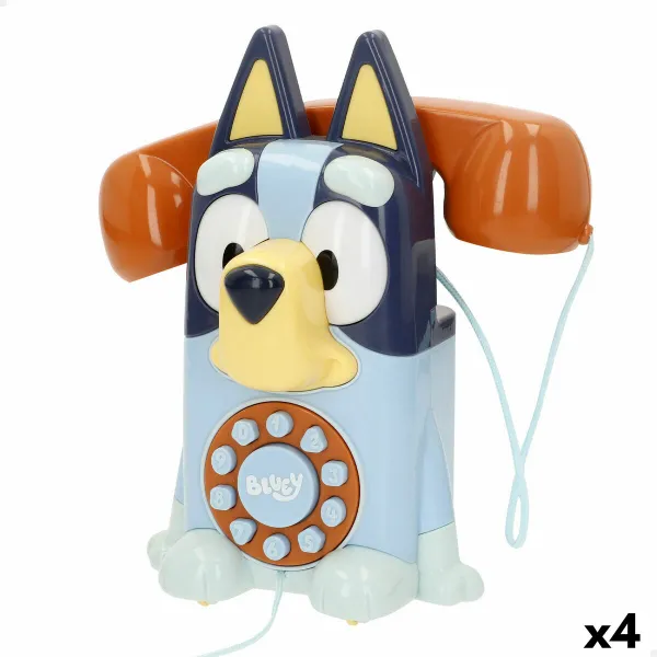 Rotaļlietu telefons Bluey Plastmasa 16 x 18 x 8 cm (4 gb.)