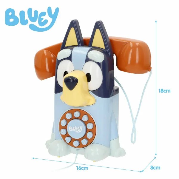 Rotaļlietu telefons Bluey Plastmasa 16 x 18 x 8 cm (4 gb.)