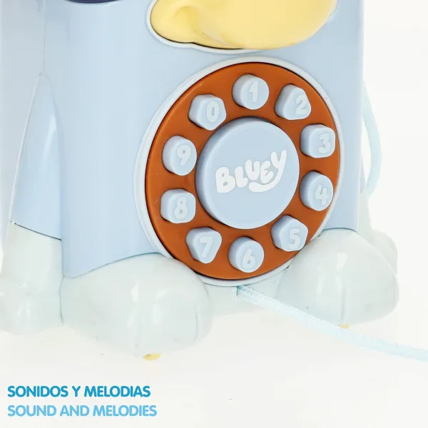 Rotaļlietu telefons Bluey Plastmasa 16 x 18 x 8 cm (4 gb.)