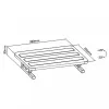 Atrama pėdoms MacLean MC-831 Juoda 30 cm