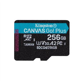 Kingston memory card 256GB microSDXC Canvas Go Plus Gen4 200MB/s A2 U3 V30 + adapter