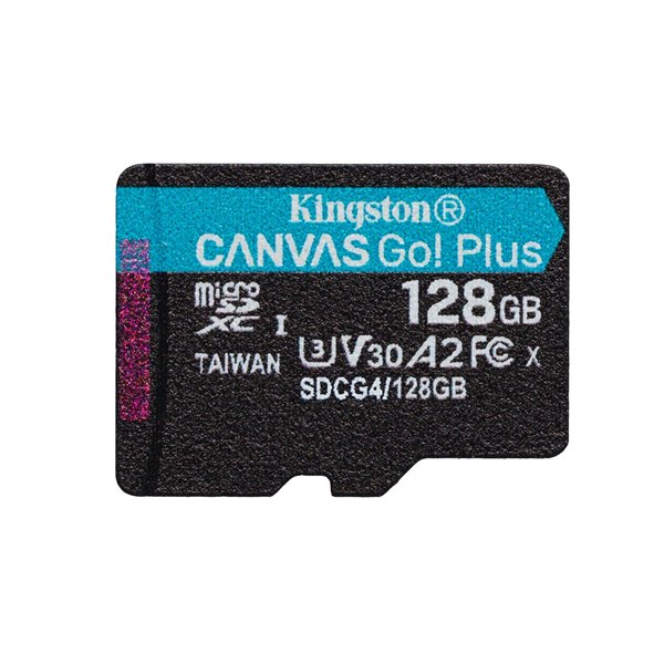 Mikro SD Atmiņas karte ar Adapteri Kingston SDCG4/128GBSP 128 GB