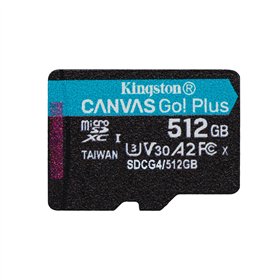 Mikro SD atminties kortelė su adapteriu Kingston SDCG4/512GBSP 512 GB