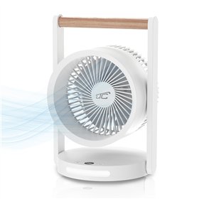 Wireless Desk Fan with noght light WB17 6,4&quot USB-C 3600mAh
