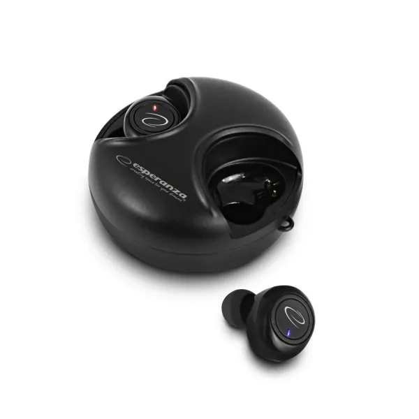 Kõrvasisesed Bluetooth Kõrvaklapid Esperanza EH228K Must