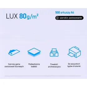 Trükipaber POL International Paper Lux Valge A4 500 Lehed