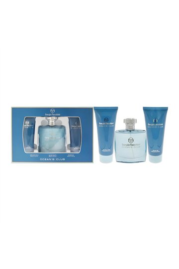 SERGIO TACCHINI OCEAN'S CLUB EAU DE TOILETTE 100ML VAPORIZADOR + BALSAMO AFTER SHAVE 100ML + GEL DE